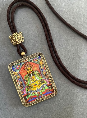 唐卡 五爷吊坠 唐卡吊坠  夜市地摊平安招财配饰纪念品厂家