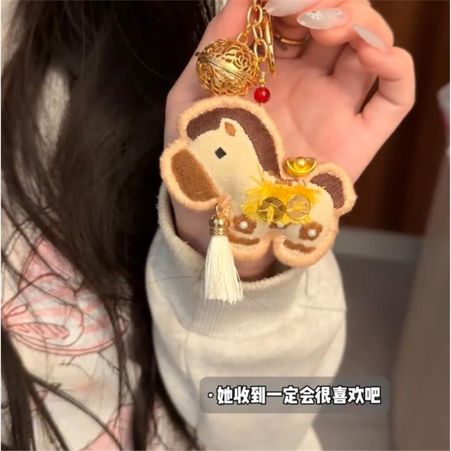 小马刺绣diy材料包马到成功平安福平安符手工制作自绣绣品手工刺