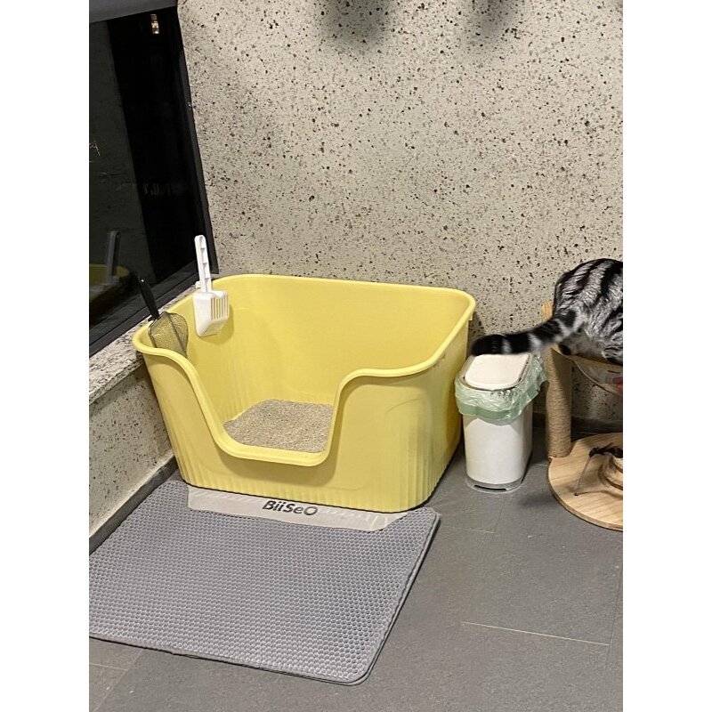 猫砂盆超大号带盖一体封闭式防外溅幼猫新型式猫厕所猫咪拉屎盆