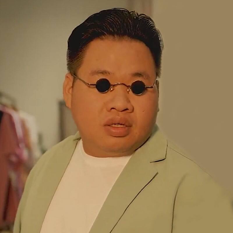 冷少迷你小墨镜男款级感圆框太子镜师爷搞笑小镜片太阳眼镜复古