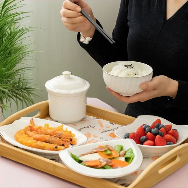 月子餐具套装精致月子会所餐具月子碗餐盘产妇专用一人食餐具套装