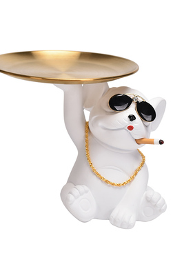 进门口放钥匙收纳摆件创意玄关电视柜客厅家居装饰品乔迁新居礼物