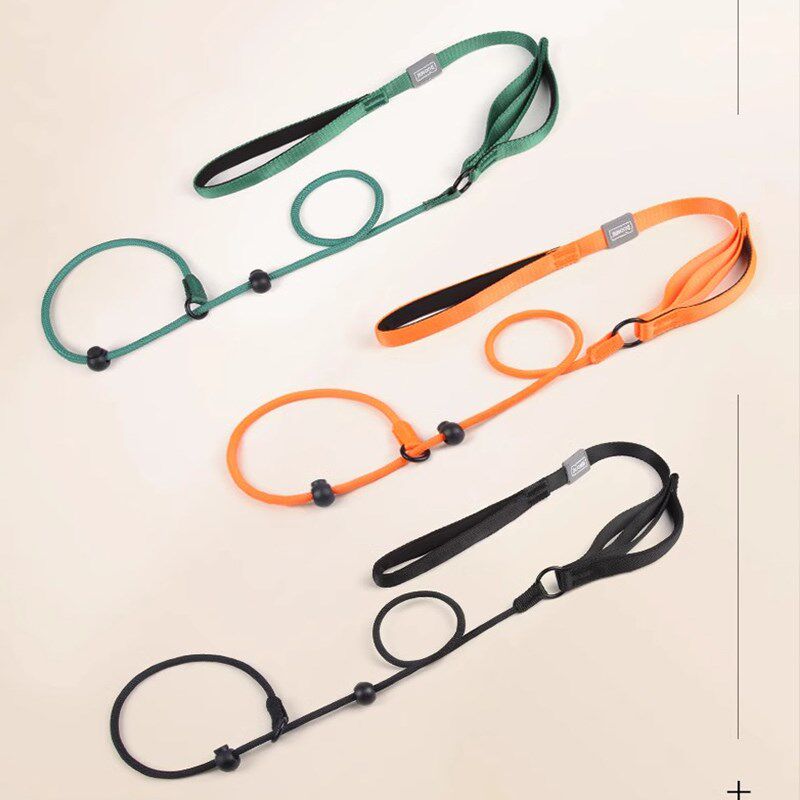 狗狗牵引绳p链一体式狗狗p绳中大型犬p绳小型犬超长狗绳p绳遛狗
