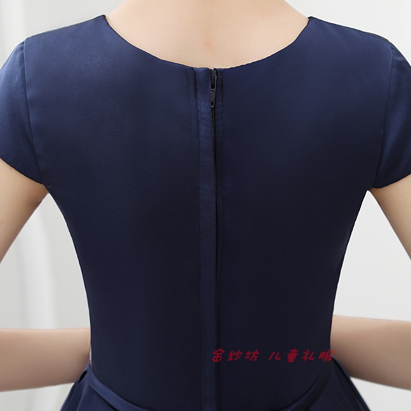 儿童女童高端洋气走秀主持晚礼服小提琴钢琴乐队演出合唱服秋冬款