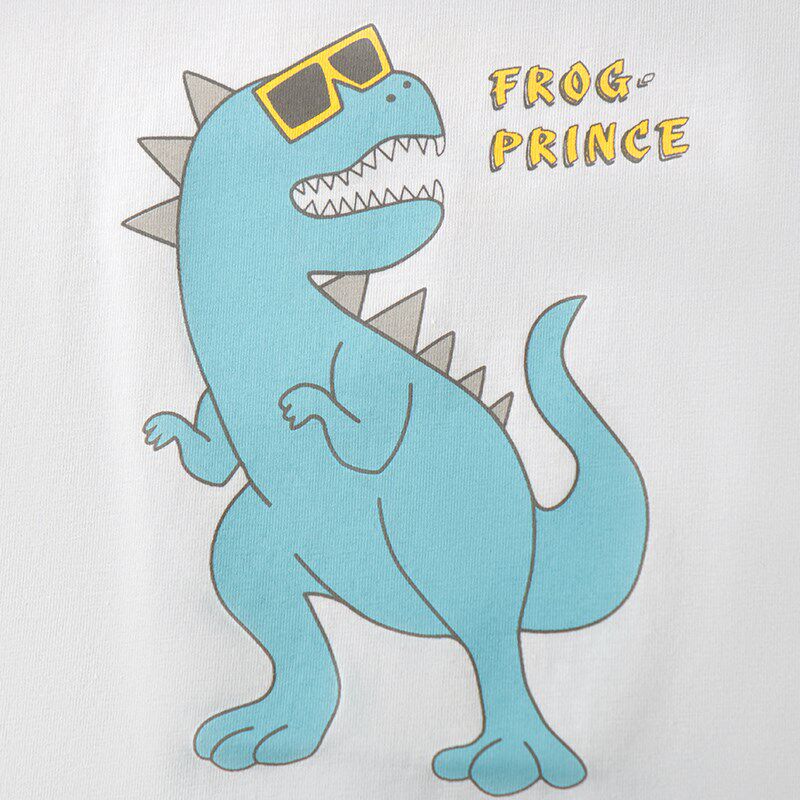 可拉比特童装夏季男童睡衣a类全棉衣服套装儿童宝宝家居服短袖T恤