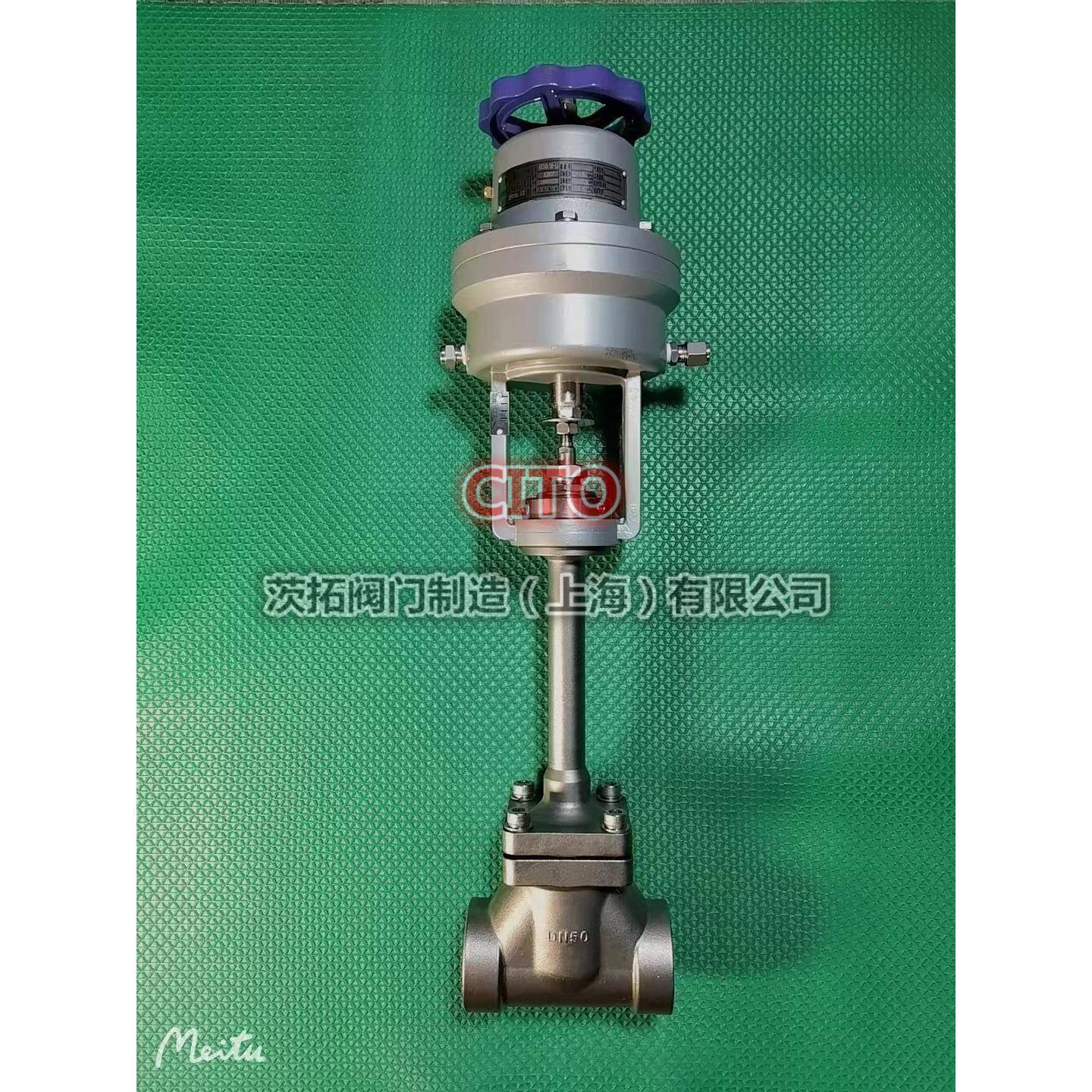 低温紧急切断阀DJ661F-40P液氮液氧LNG加气站管道紧急切断阀