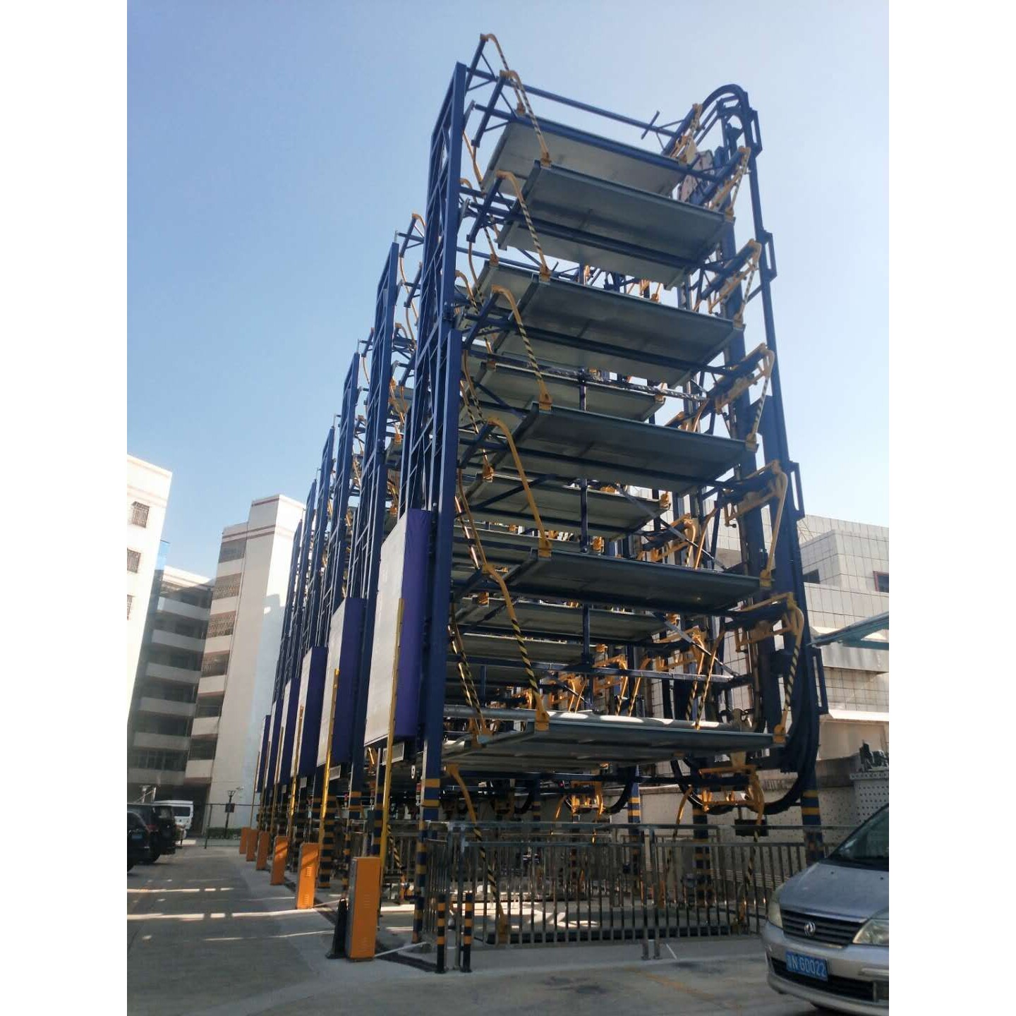 智能大型机械停车设备6-20车位可选可租赁货架仓储设备