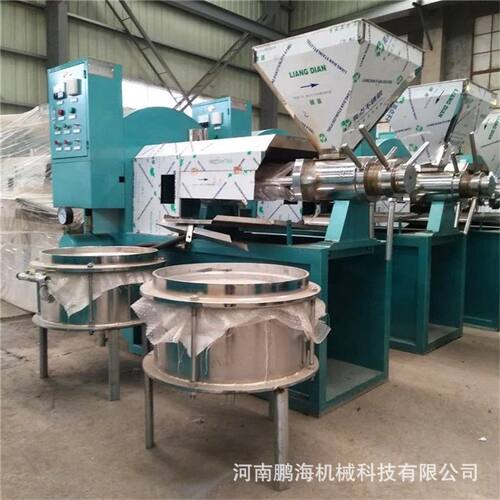 125型全自动榨油机油坊大型商用多种功能榨油机冷热两用油脂设备