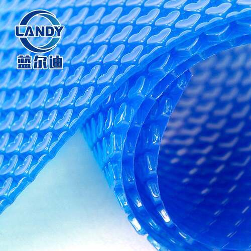 【心形气泡盖】82g直径4.5米圆嬉水池盖solar pool cover泳池盖布