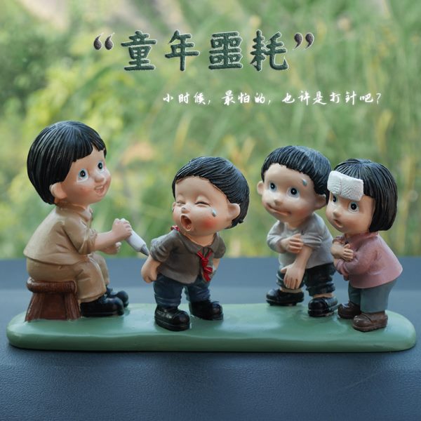 车饰游戏汽车摆件公仔品车载家居纺儿时童年车内装饰创意用品记忆