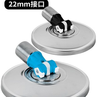 不锈钢拖把盘旋转配件吸盘拖帕通用替换家用圆盘托盘墩布头拖把头