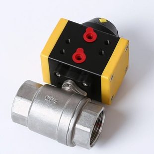 DN10 JT微型气动丝口球阀Q611F 内螺纹连接DN8 16P DN15 迷你型