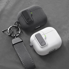 airpodspro3保护壳airpods4苹果耳机套airpod一体式磨砂高级感ipods磁吸二代四代降噪版airpodspro三代盒锁扣