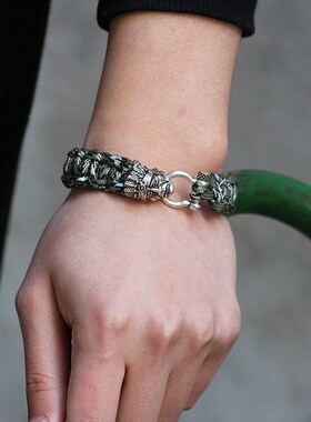 潮牌北美印第安人编织手链 求生手链 伞绳手链饰品 义乌市场