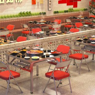 炉户外便携式 不锈钢折叠桌商用火锅桌卡式 摆摊桌家用餐桌烤肉桌子