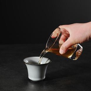 郑思伟大师金奖汝窑茶杯家用个性 高阳 主人杯博物馆珍藏品茗杯子