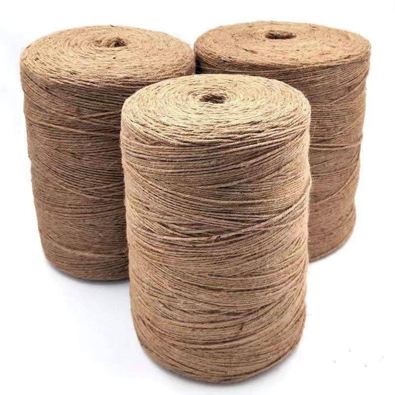 牧草打捆绳圆捆打捆机专用麻绳玉米秸秆打草绳甘蔗捆绑绳三股麻绳