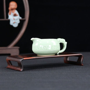 红木工艺品木雕底座红酸枝书卷底座奇石头盆底座长方形木托