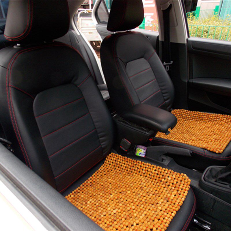 野生桃核座椅垫山桃胡汽车坐垫夏季手编养生按摩凉垫山核桃三件