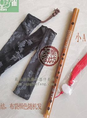 老牌森雀苦竹无膜孔笛子 无w笛膜孔横笛 初学者用迷你短笛口袋乐