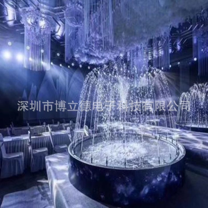 小型户外水景婚礼喷泉水幕设计制作安装