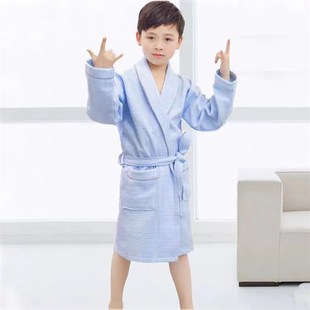 薄款 儿童浴袍纯棉夏季 Ar类男孩女孩带帽浴巾游泳洗澡速干斗篷浴衣