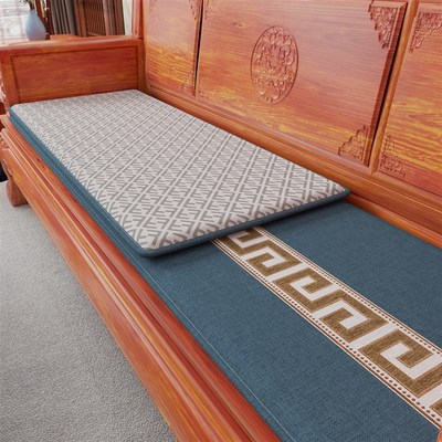 冬夏两用红木沙发k坐垫中式实木椅子垫子四季通用茶桌椅餐椅垫防