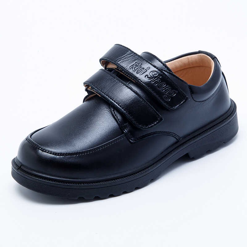 男童皮鞋夏季新款2025黑色牛皮鞋儿童单鞋学生小男孩演出西装鞋子