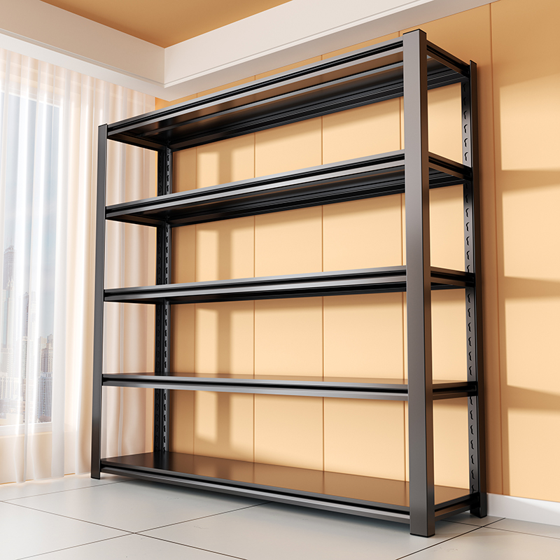 仓储货架多层置物架家用地下室阳台收纳架超市快递角钢储物铁架子