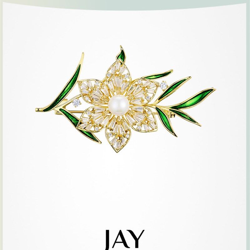 杰伊花胸针设计小众优雅的别针女性的配件优雅的胸针妈妈女装的节,饰品/流行首饰/时尚饰品新,胸针,淘宝优惠券,粉丝福利购,淘宝优惠卷