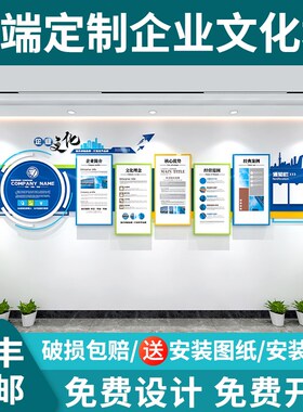 创客空间文化墙科技企业形象墙z设计定制公司发展历程办公室墙贴