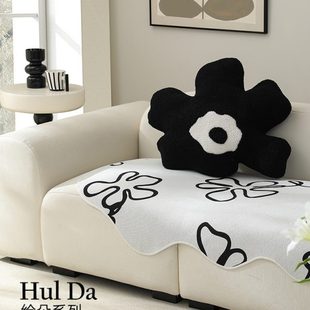 通用沙发垫异形不规则防滑韩系沙发垫奶油风布艺垫子冬季 四季 冬天