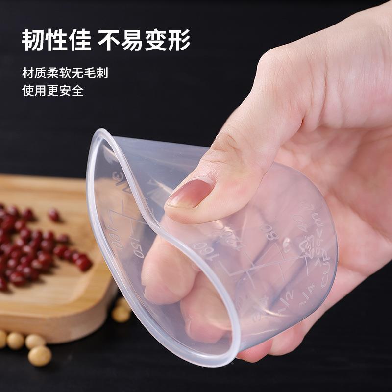 PP塑料量杯160ml量杯 电饭煲配套量米杯 刻度透明计量杯买一送一