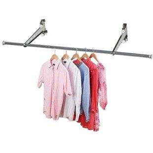 不銹鋼窗框晾衣桿陽臺曬衣神器窗外晾衣架家用窗戶晾曬被子免打孔