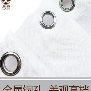 法式奶油风防水加厚浴帘聚酯纤维厕所遮光窗帘浴室级感帘