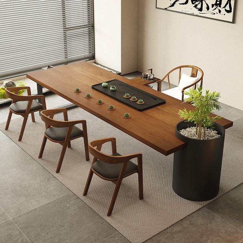 新中式大板茶桌2024新款家用客厅办公泡茶岛台一体茶台桌椅组合,住宅家具,家用茶台/茶桌,淘宝优惠券,粉丝福利购,淘宝优惠卷