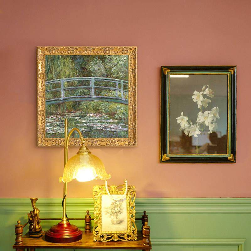 加安加丽法式复古装饰画莫奈睡莲组合挂画餐厅客厅中古墙面壁画,家居饰品,现代装饰画,淘宝优惠券,粉丝福利购,淘宝优惠卷