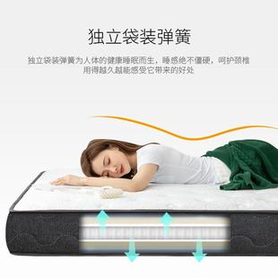 本特利mini天然乳胶3D床垫家用薄独立袋装 小弹簧13cm15美洛美家居