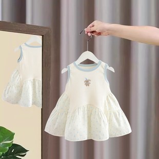 小女孩裙 洋气儿童公主裙宝宝背心裙夏季 女童连衣裙夏装 2k025新款