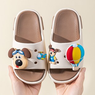 室内家居洗澡防滑凉拖鞋 新款 女童宝宝一字 男童女孩夏n季 儿童拖鞋