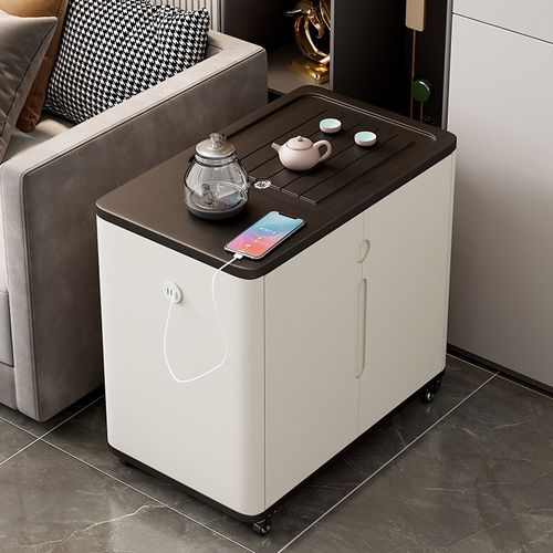 移动茶台家用小茶车一体烧水壶火烧石智能M功夫茶几茶桌茶水柜客