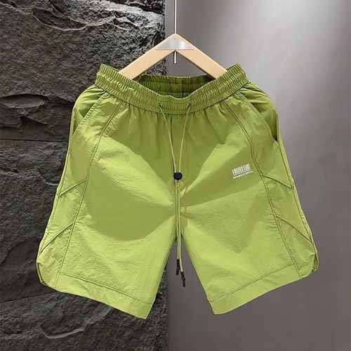 男士短裤夏季潮牌速干运动休闲裤子男薄款K宽松五分裤韩版沙滩裤