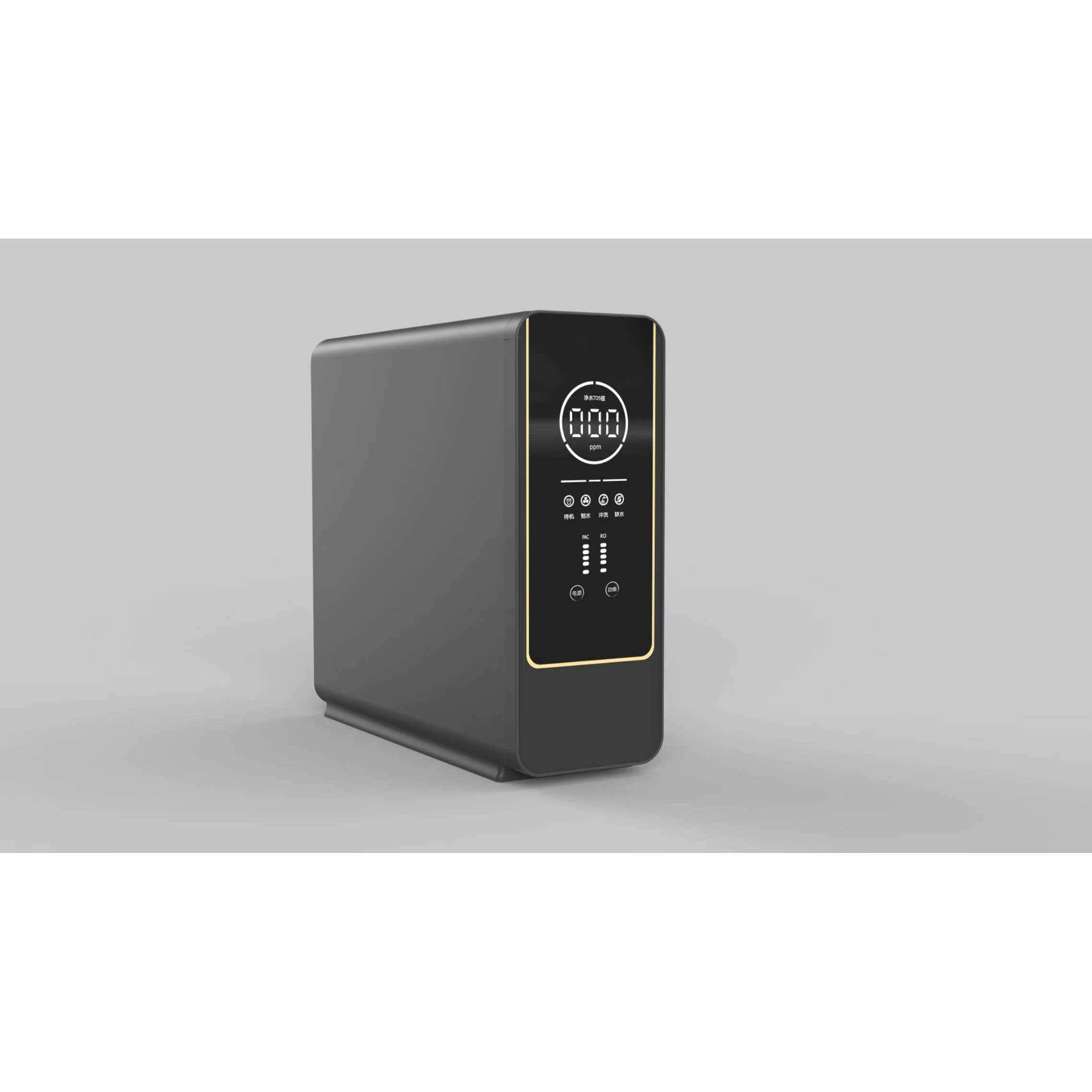 800G净水器机箱带水质显示RO反渗透通用滤芯厨下家用纯水机外壳