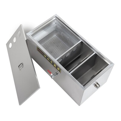 不锈钢隔油池油水分离器过u滤器商用厨房餐饮专用三级沉淀池埋地