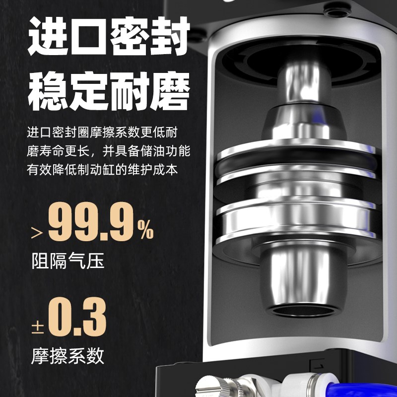 金氣鑫气缸SC标准JINQIX32X40X50X63小型80气压伸缩100cm大推力75