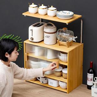 碗盘收纳架盒碗筷柜子储物柜碗架调料架多功能 厨房碗柜置物架柜式