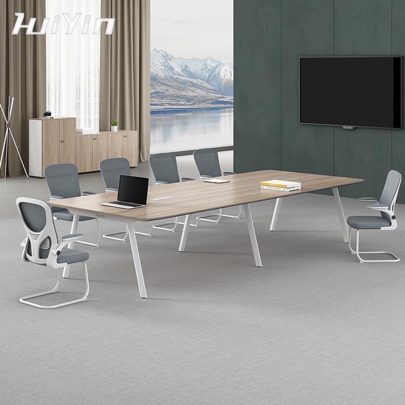 汇寅 大小型客室办公会议桌椅组合长桌简约现代洽谈大桌接待桌子