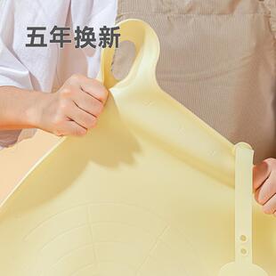 出口欧标硅胶揉面垫子食品级家用抗菌防滑面点烘焙和面塑料擀面案