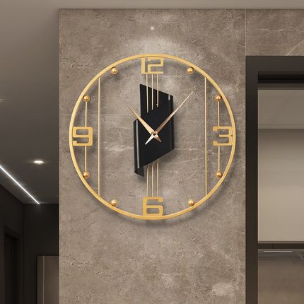 时钟挂钟客厅现代极简挂墙挂表家用时尚2025新款创意潮流网红钟表