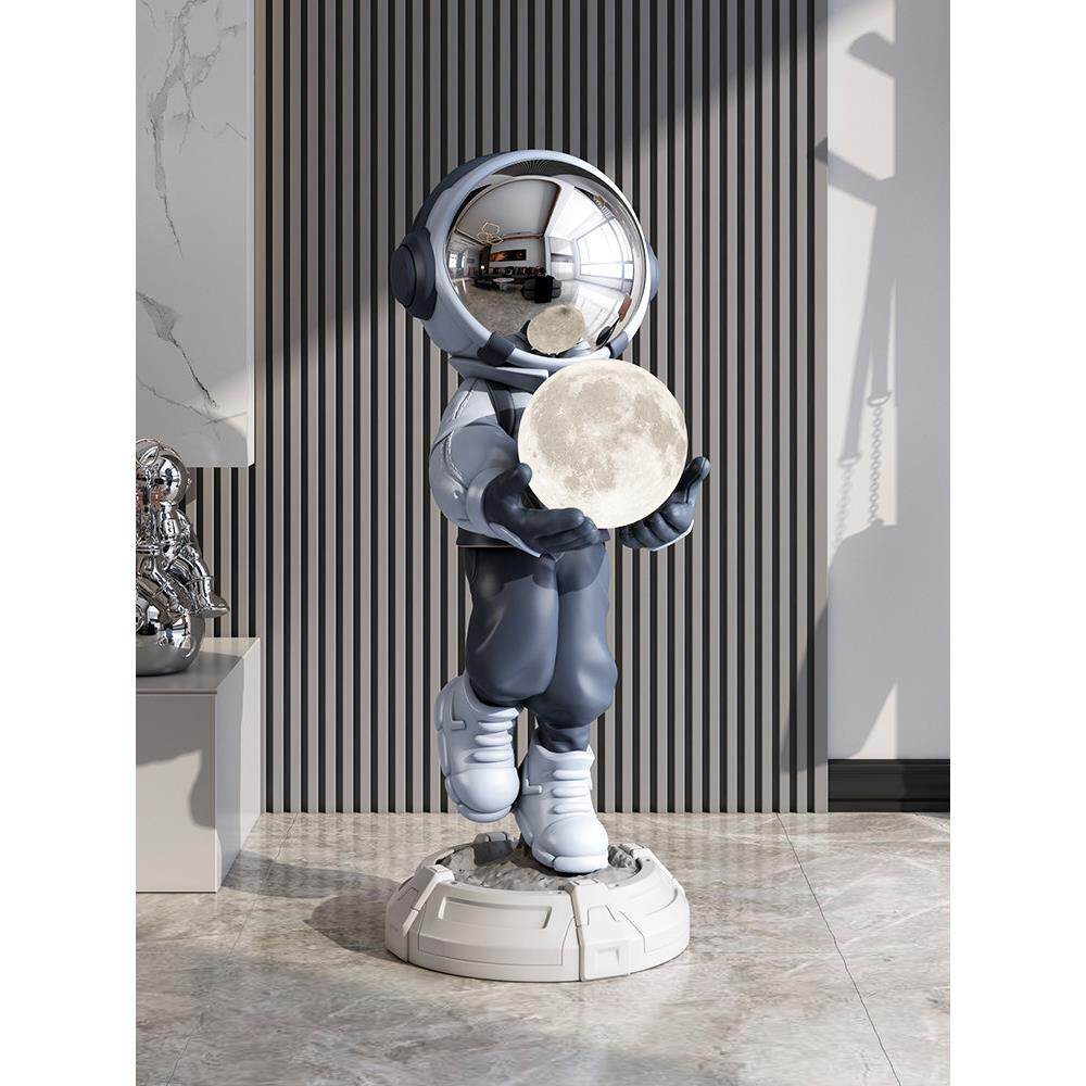 宇航员太空人客厅摆件大型落地轻奢新房子高档电视柜装饰蓝牙音响